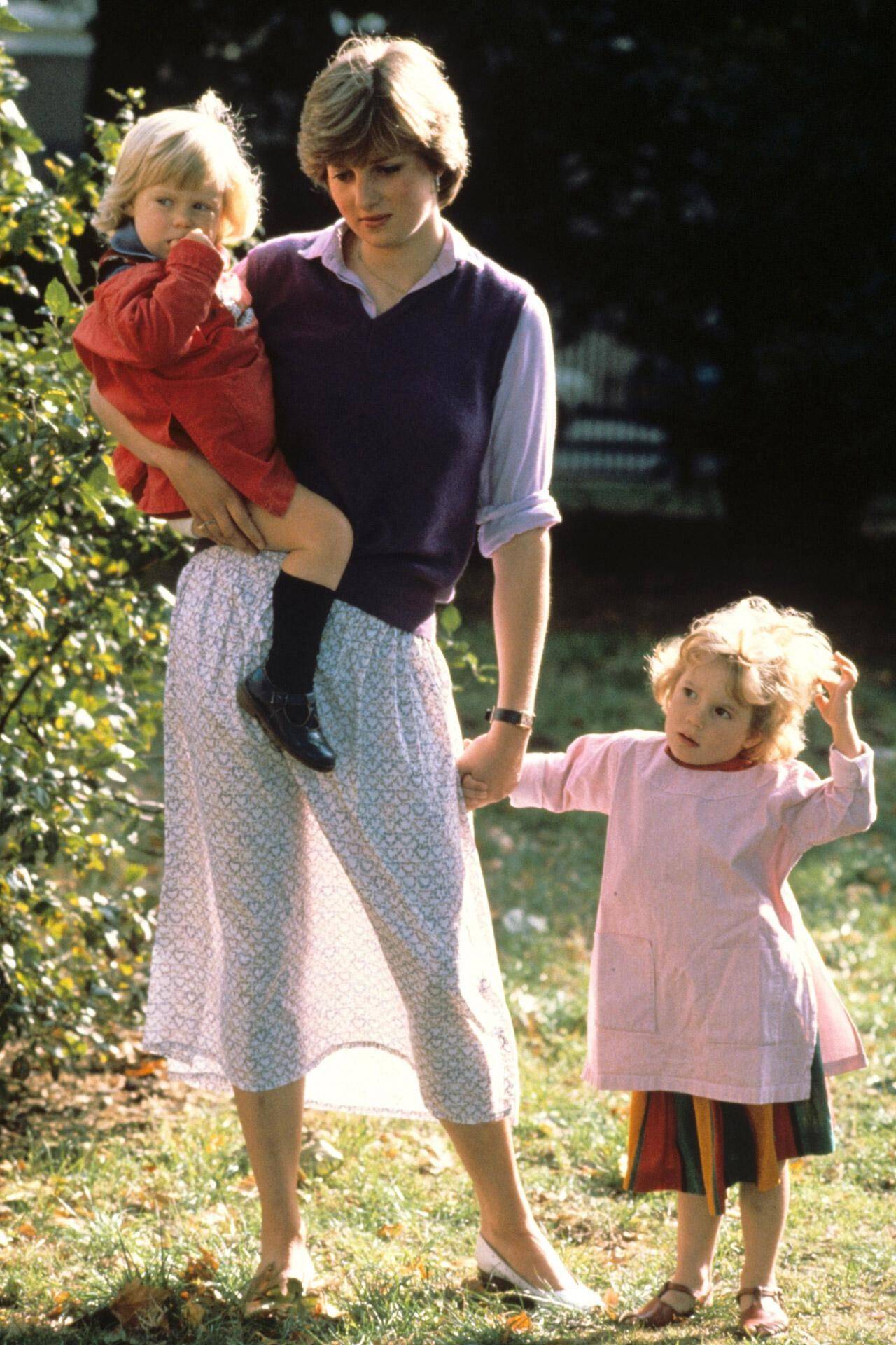  Lady Diana Spencer at The Young England Kindergarten, London, on September 17, 1980.