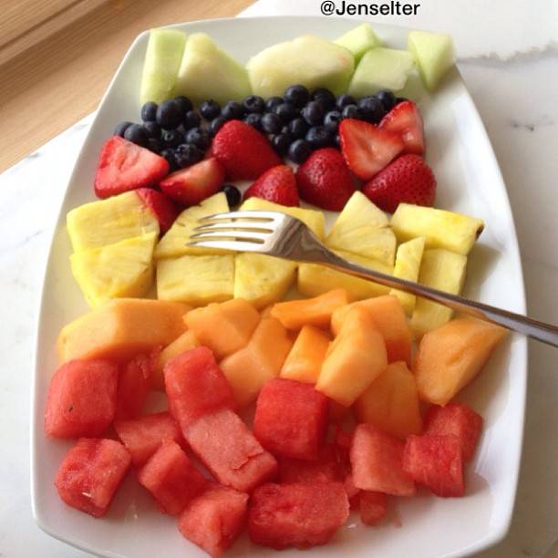 Jen Selter的水果餐 Credit: Instagram @jenselter