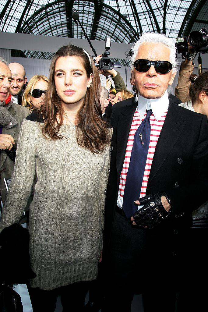 Casiraghi 自少與Chanel關係良好，Karl Lagerfeld 極為欣賞她的文藝氣質。(Getty Images)
