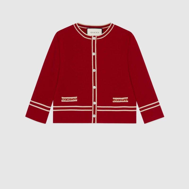 Gucci Wool jacket with contrast trim HK$ 16,000 （圖片來源：Gucci）