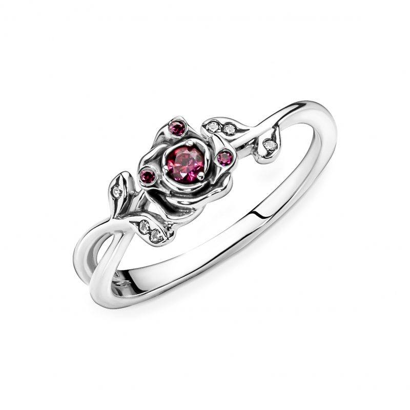 迪士尼《美女與野獸》玫瑰戒指（HK$599）（圖片來源：Pandora授權圖片）