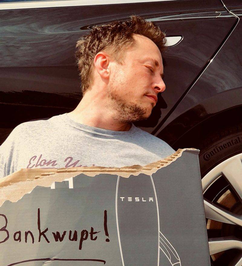 Elon Musk曾面臨要借錢度日的日子（圖片來源：Elon Musk Twitter）