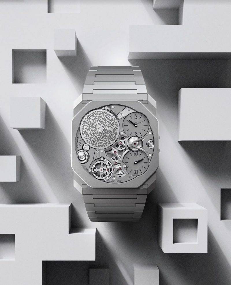 Octo Finissimo Ultra成為目前世界上最纖薄機械腕錶。（圖片來源：BVLGARI）