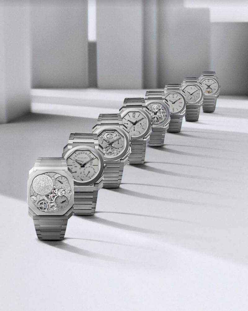 Octo Finissimo錶款自2014年問世以來，已經連續八次打破世界紀錄，八款超薄腕錶各有不同功能，每個創舉都進一步肯定BVLGARI的製錶實力。（圖片來源：BVLGARI）