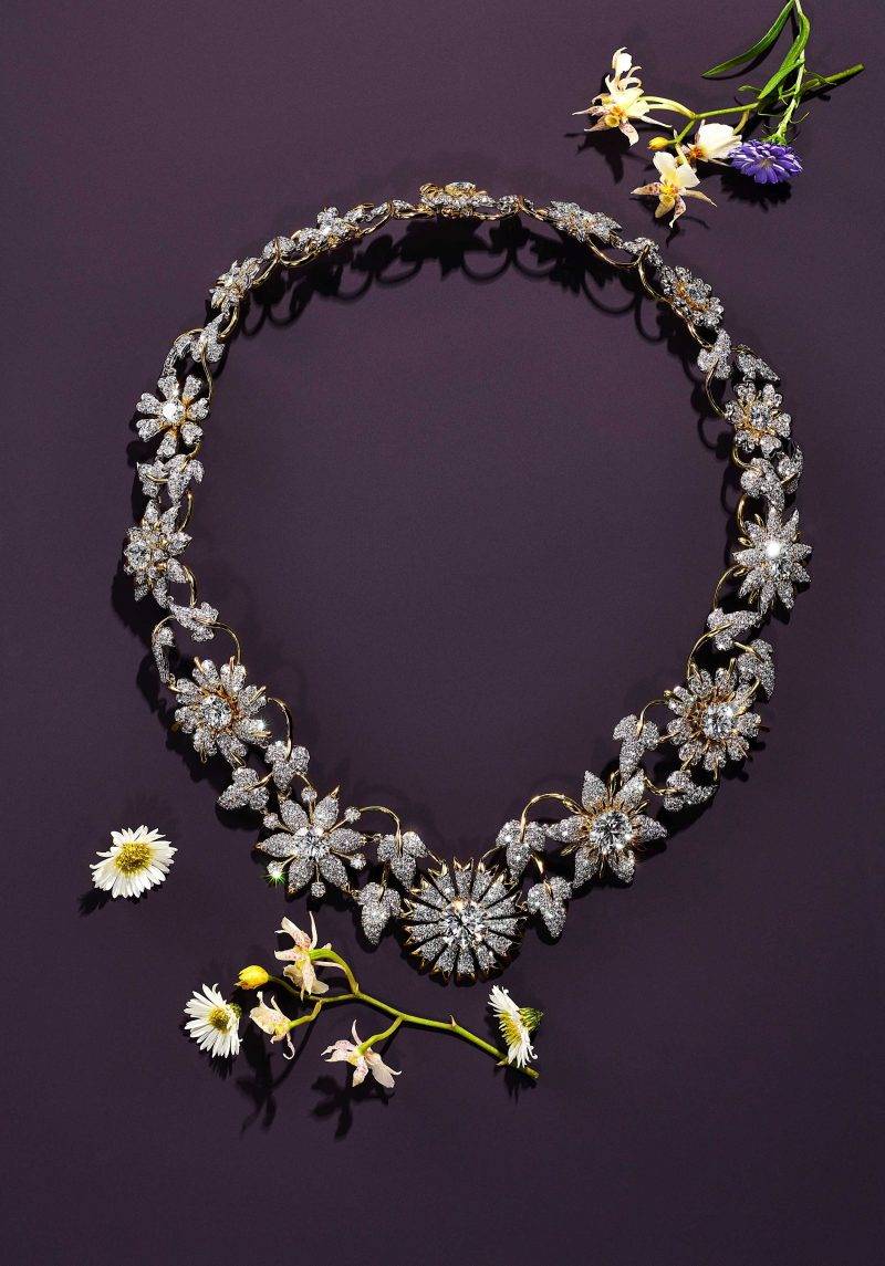 Tiffany & Co. Schlumberger® Flower and Leave necklace （圖片來源：Tiffany & Co.）