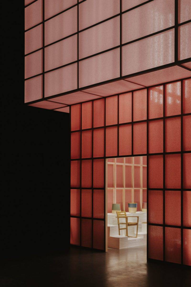 Hermès家品系列在2022 年米蘭設計周首度亮相，展現簡約奢華格調以外，更呈現「輕盈美學」。（圖片來源：Hermès授權提供）