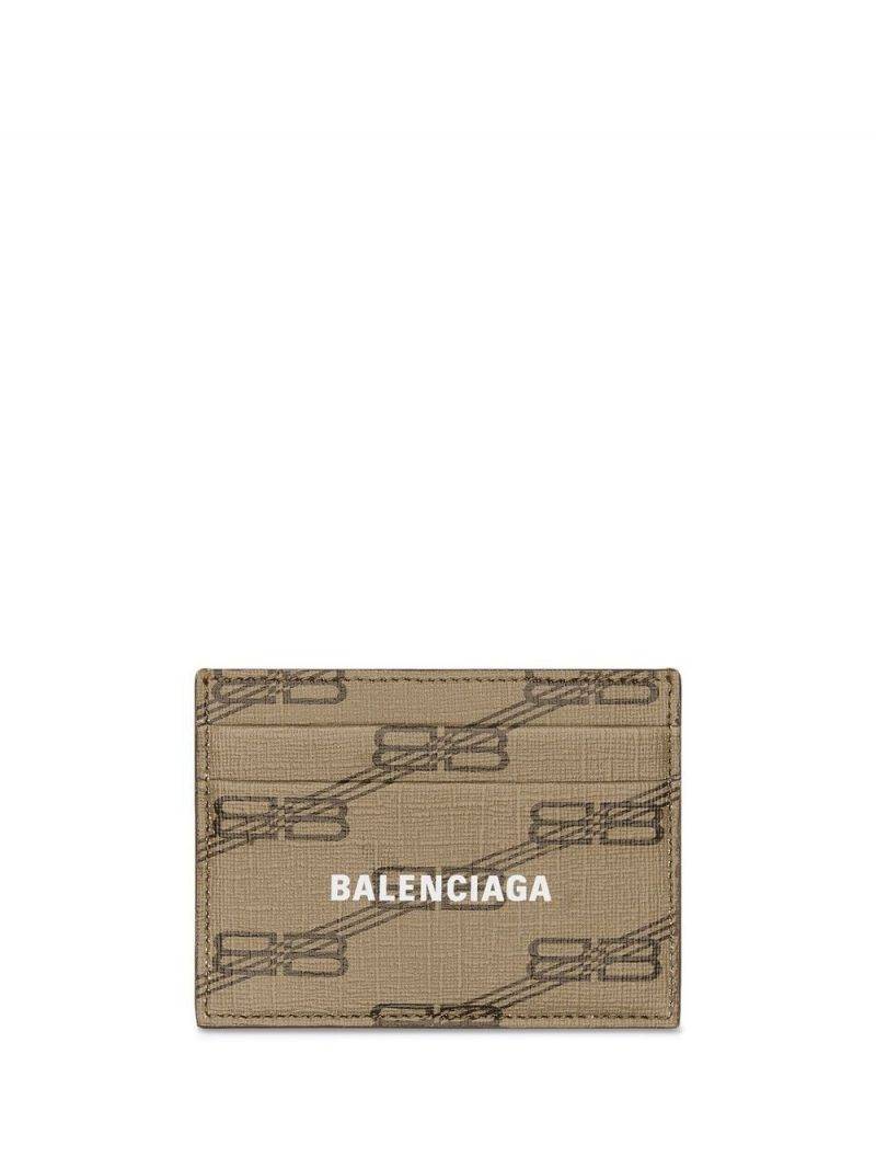 Balenciaga BB monogram-print cardholder HK$1,500（圖片來源：Farfetch）