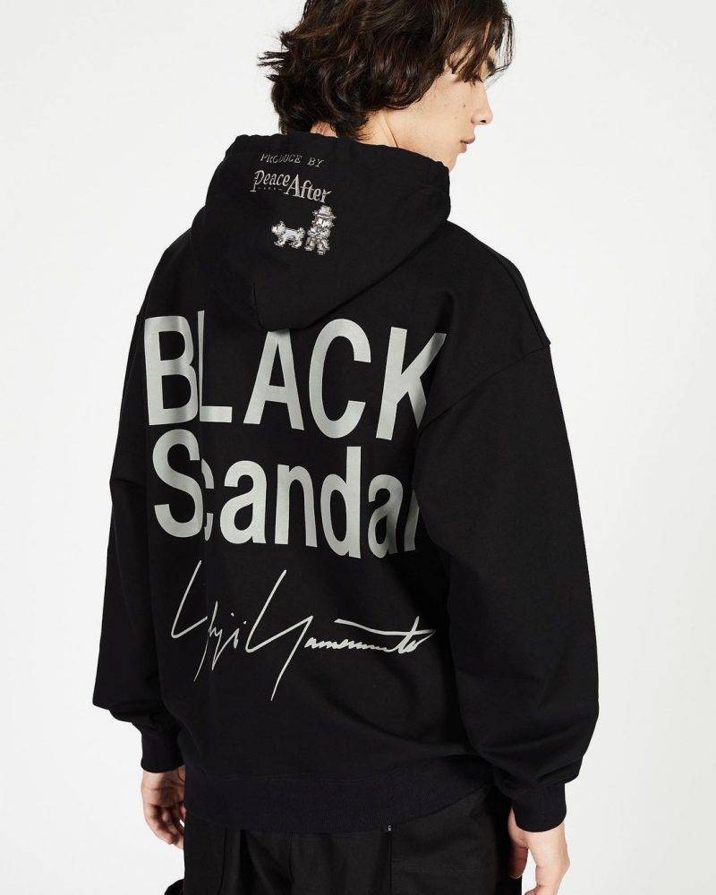 BLACK Scandal Yohji Yamamoto x Peace and After（圖片來源：Instagram @peaceandafter）
