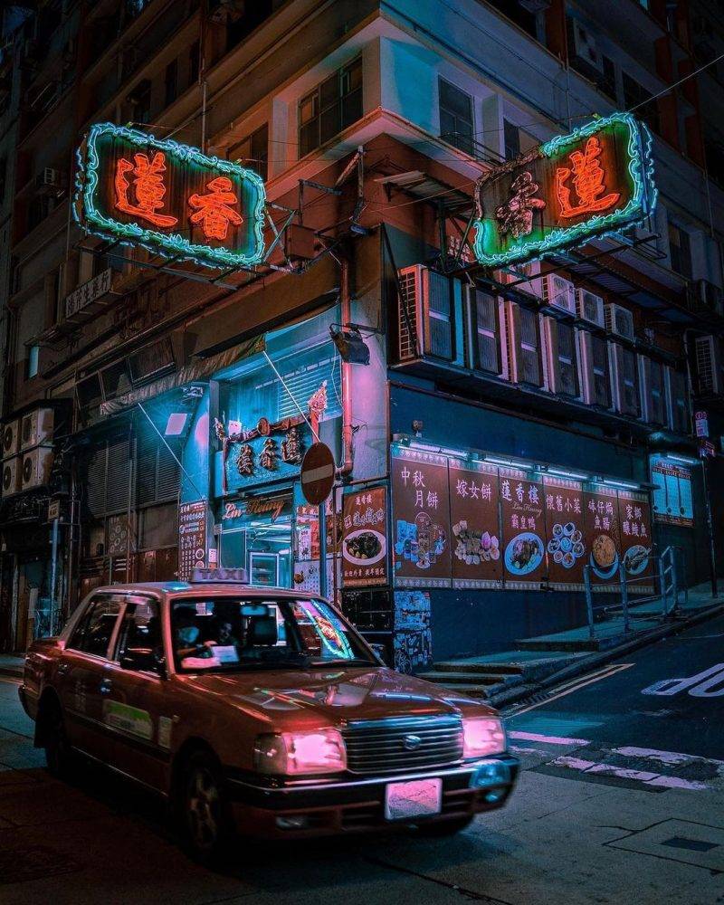 本地攝影平台PhotogStory顯影，捕捉了入夜後蓮香樓的外觀，更添氣氛。（圖片來源：IG@photogstory）