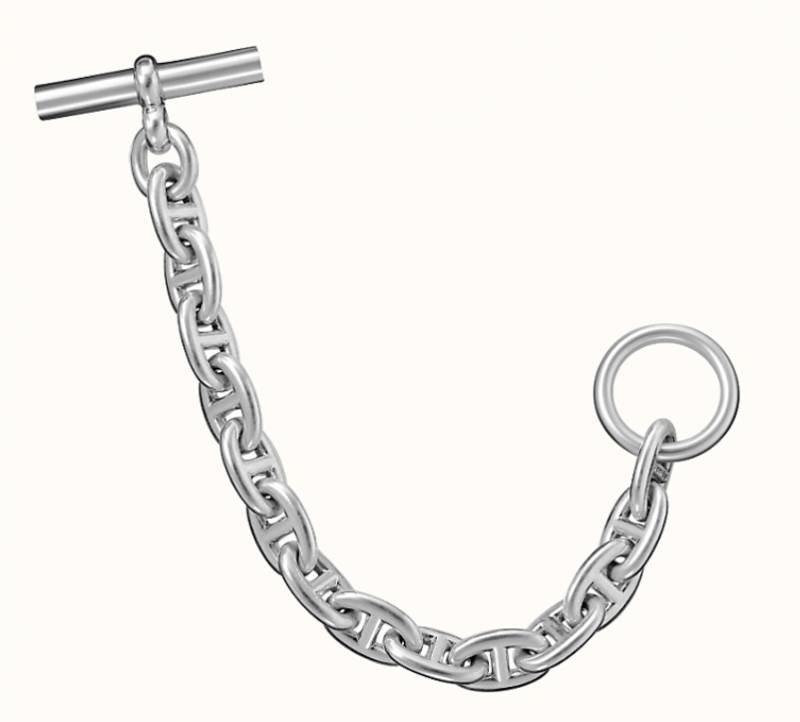 Chaine d'ancre bracelet, small model （價錢HK$ 10,300）（圖片來源：Hermés）