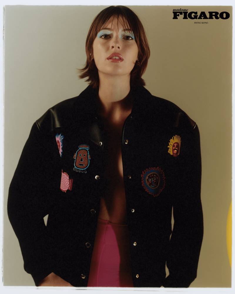 Varsity jacket LOUIS VUITTON® x KUSAMA（圖片來源：MF編輯部）