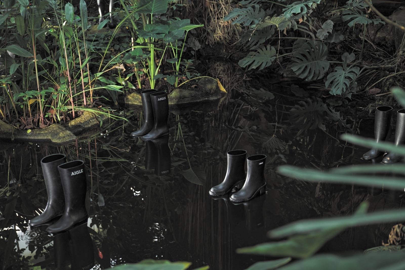 提到AIGLE，可能第一時間會想到橡膠雨靴和防水外套等戶外機能時裝。（圖片來源：AIGLE）