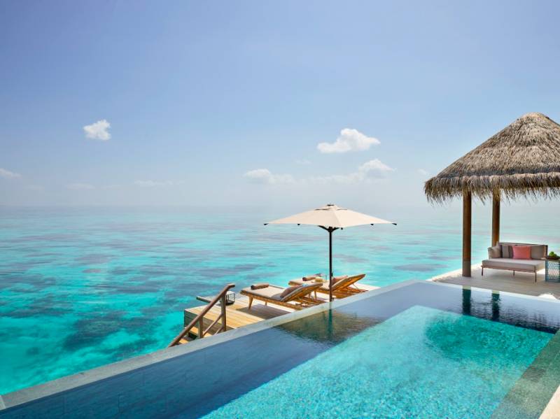 JOALI Maldives的Three Bedrooms Ocean別墅，裡裡外外的設計皆充滿知性。（圖片來源：MF編輯部）