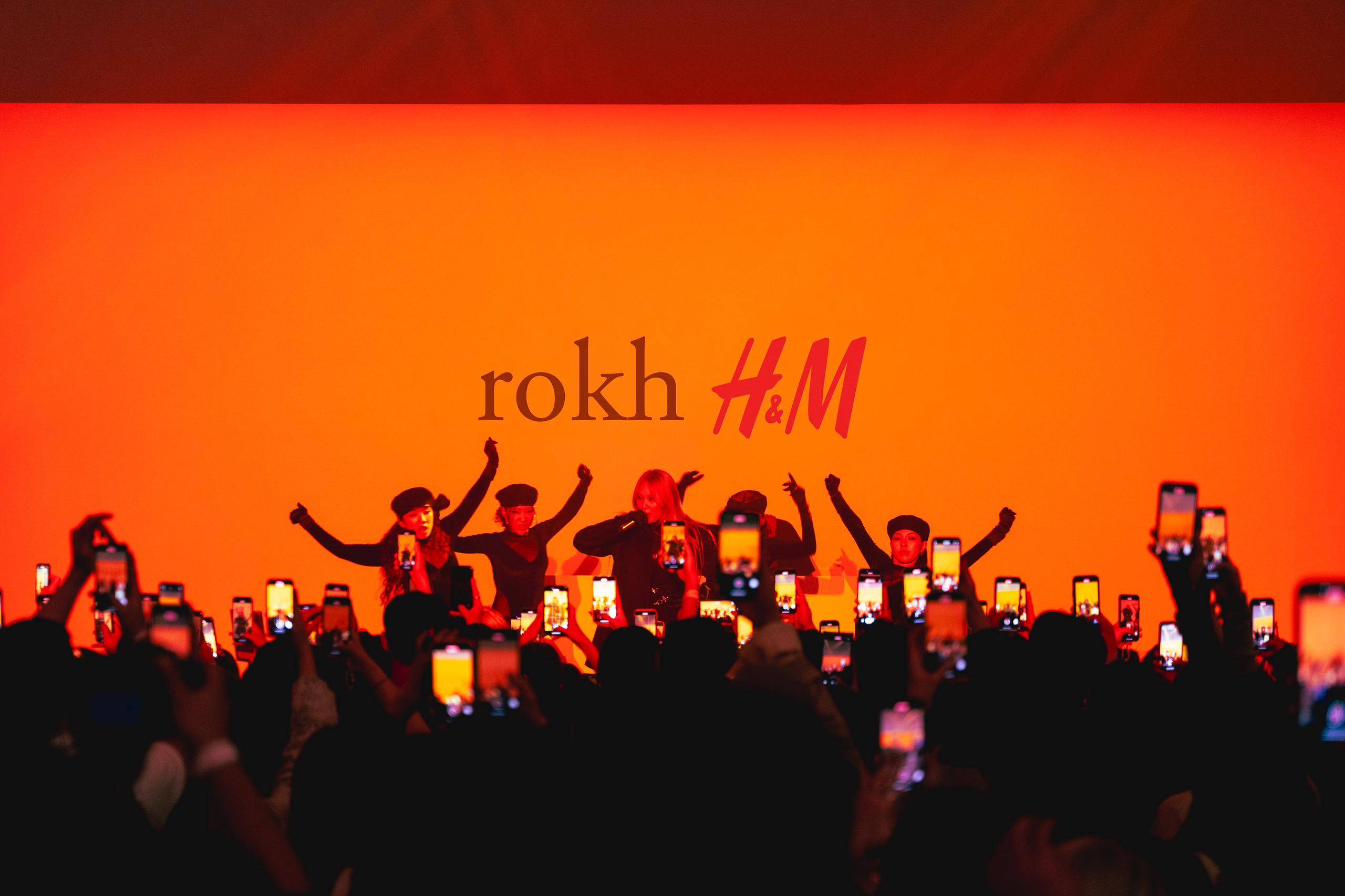 Rokh H&M 設計師聯乘系列首爾發布活動現場（圖片來源：Rokh H&M ）