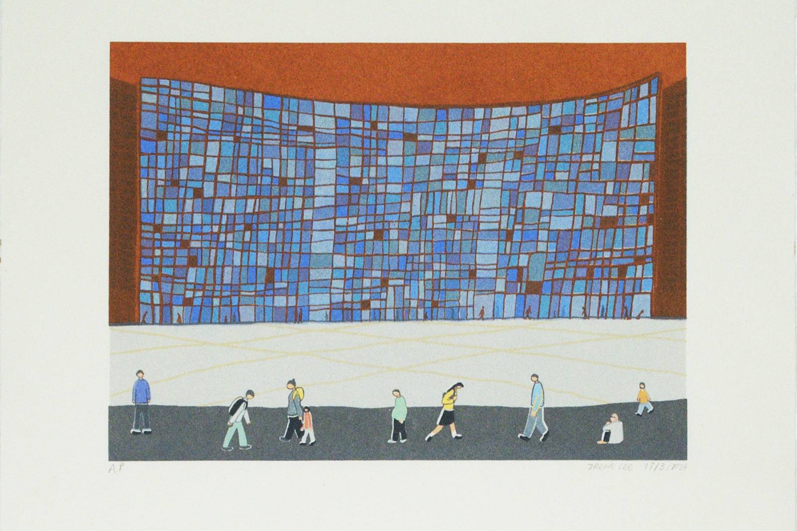 李思穎《海山遊記》13 colours Screenprint on Okawara paper, 32 x 25cm（圖片來源：Affordable Art Fair）